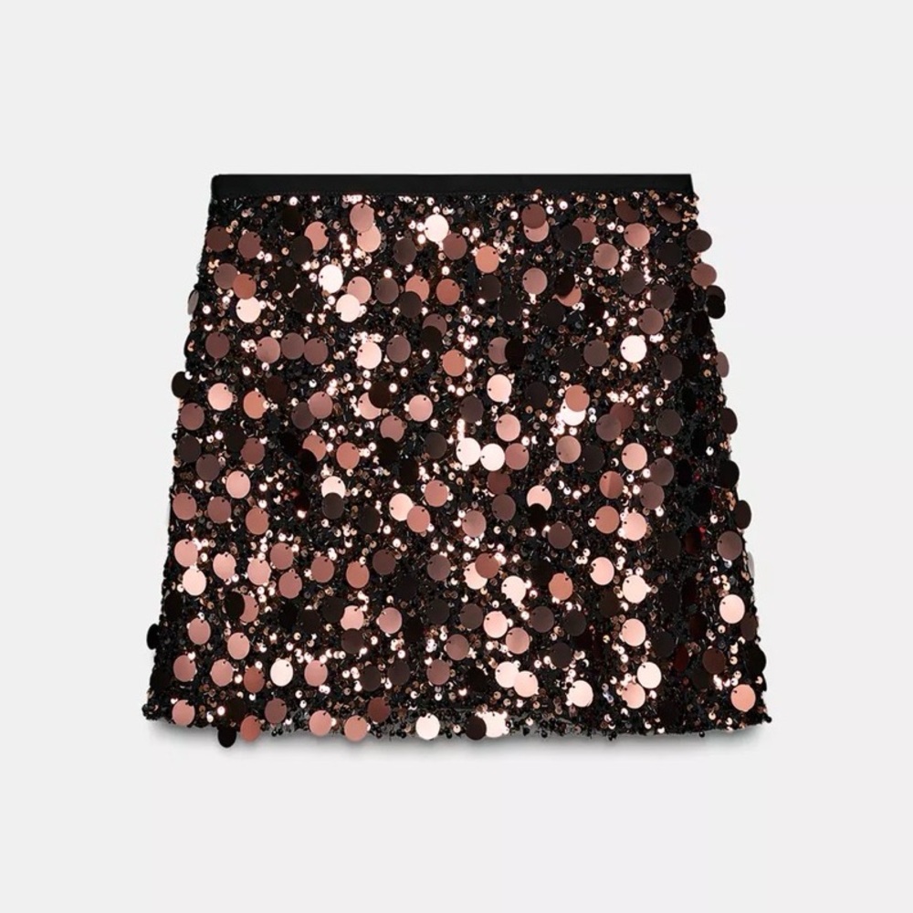 ❗️BUY NOW❗️WILL BE REMOVED SOON❗️Zara Sequin Mini Skirt - Picture 10 of 11